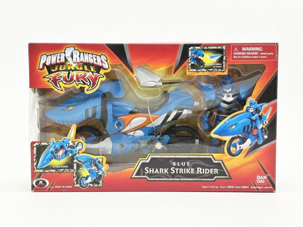 Power Rangers Jungle Fury BLUE SHARK STRIKE RIDER パワーレンジャー・ジャングルフューリー ブルーシャークストライクライダー シャークレンジャー スピリットレンジャー [未開封]