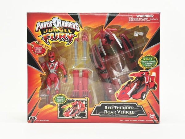 Power Rangers Jungle Fury RED THUNDER ROAR VEHICLE パワーレンジャー・ジャングルフューリー レッドサンダーロアービークル ゲキレッド [未開封]