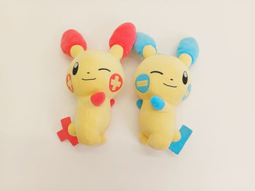 ポケモン ぬいぐるみ プライズ・景品 ほぺぴた でっかいぬいぐるみ～プラスル・マイナン～