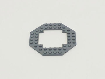 LEGO レゴ パーツ プレート 10 x 10 - 八角形 オープンセンター 29159 ダークグレー